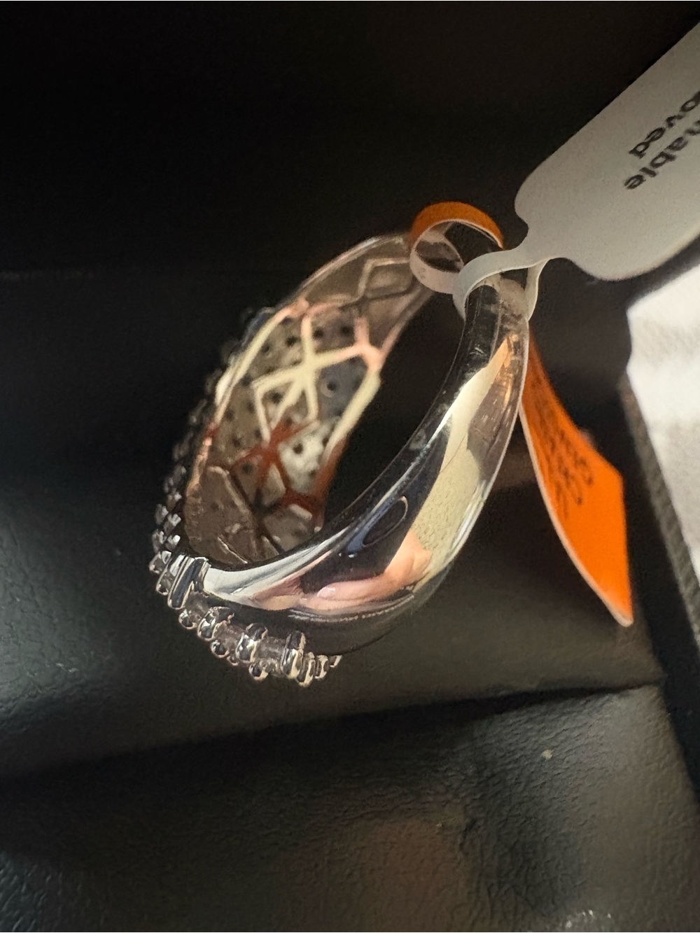 2carat studded band in heavy - Picture 4 of 9